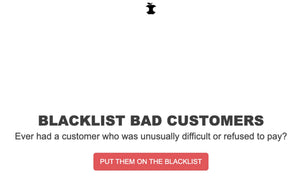 Blacklist notice