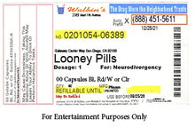 Prank Personalized Fake Prescription - NO REAL DRUG NAMES