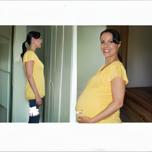 April Fools Fabric Fake Pregnancy Belly $19.99 Sale Pregnant Costume