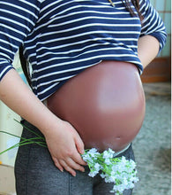 Silicone Fake Pregnancy Belly - Mocha color