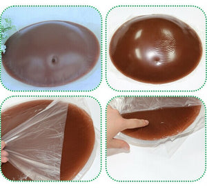 Silicone Fake Pregnancy Belly - Mocha color