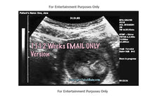 11-12 weeks 2D fake ultrasoun