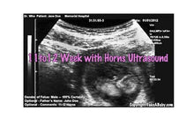 Fake Ultrasound 11 to 12 Weeks with Horns